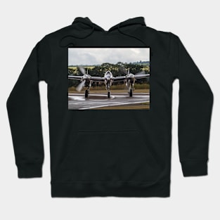 Silver P-38 Lightning Hoodie